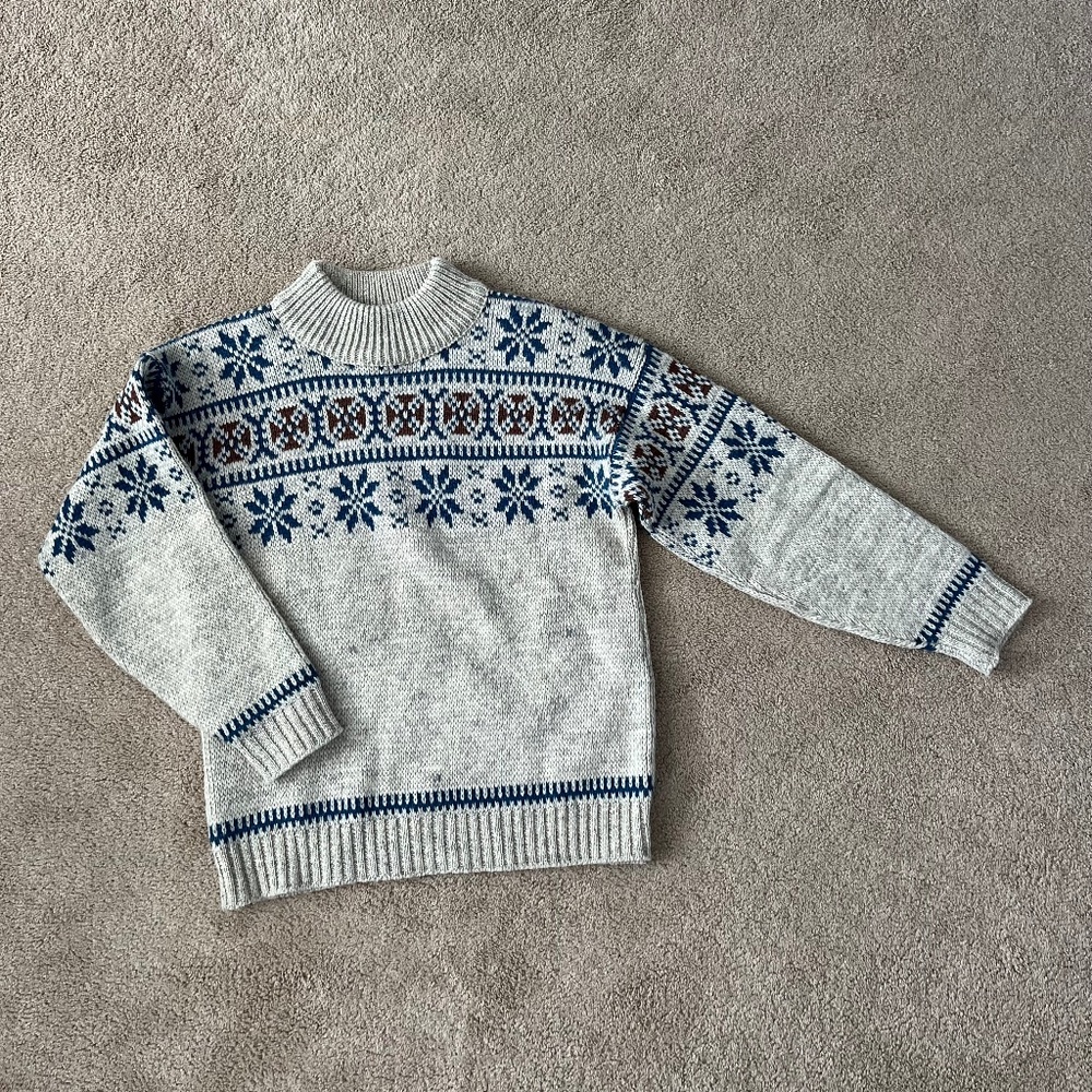 Vintage Jantzen Wool Fair Isle Sweater